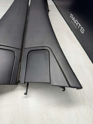 BMW 01-06 E46 325 330 M3 OEM Convertible Rear Top Lateral Trims Panels Black