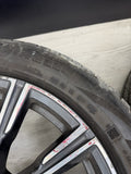 OEM 20" BMW Style 740M Wheels Rims w/2 Tires 2019+ G05 X5 G06 X6 Grey Machined