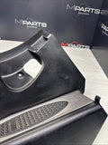 01-06 BMW E46 M3 Left Right Kick Dead Pedals Covers Trims Panels Genuine Black