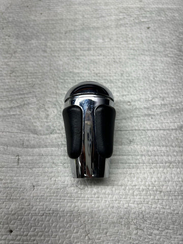 2004-2006 BMW E46 M3 SMG GEAR SHIFT KNOB NAPPA LEATHER CHROME OEM