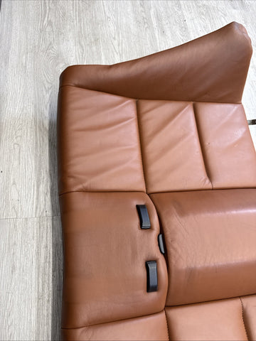 BMW 01-06 E46 M3 Convertible Rear Seat Back Rest Cinnamon Leather Backrest