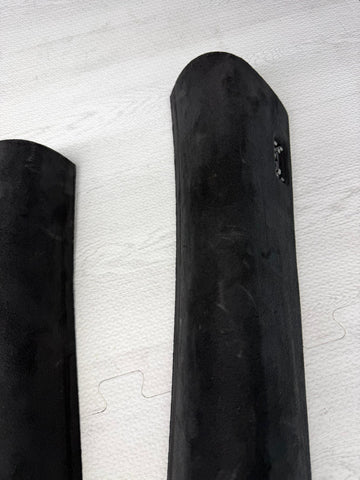 06-10 BMW E63 M6 COUPE Interior A-Pillar Trim Panel Pair L&R  ALCANTARA Set OEM