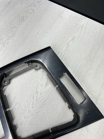 BMW E46 325 330 M3 Coupe 01-06 Carbon Style Wrapped Center Shift Shifter Trim