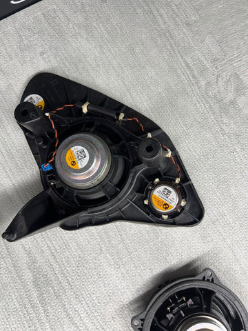 BMW 2018-2024 G01 F97 X3M Harman Kardon Midrange Tweeter Speakers Set OEM