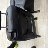 16-18 BMW F87 M2 Coupe Interior Front Left Passenger Seats Black Blue Stitching