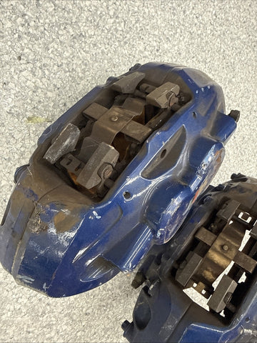 BMW 15-20 F80 F82 F83 M3 M4 Front Brake Calipers OEM Blue