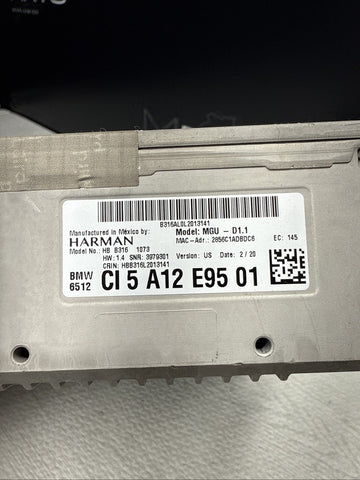 20-26 BMW M2 M3 M4 M5 M8 AUDIO RADIO NAVIGATION HEAD RECEIEVER MODULE OEM