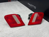 03-06 BMW E46 325 330 M3 Trunk Mounted Inner Tail lights Pair 6920705 6920706