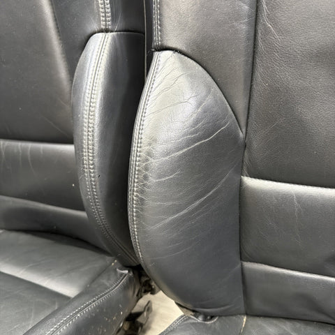 01-06 BMW E46 M3 Convertible Interior Front Heated Seats Black