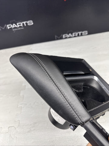 15-20 BMW F80 F82 F83 M3 M4 Front Cup Holder Center Console Trim White Stitching