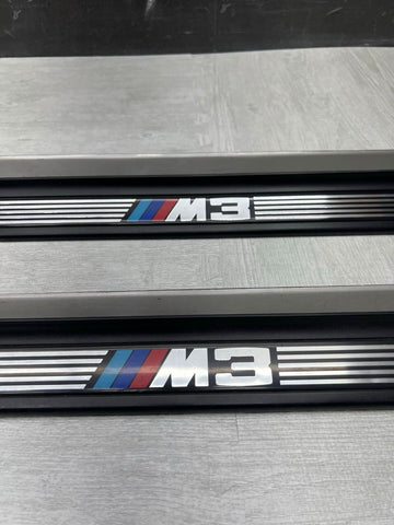 01-06 OEM E46 M3 BMW M3 Left Right Pair Door Sills Panels Scuff Plates
