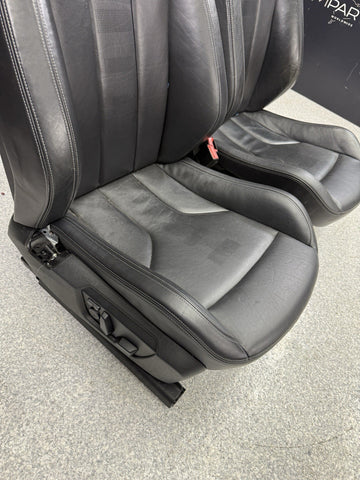 OEM 15-18 BMW F80 M3 FRONT LEATHER SEAT SEATS CUSHION INTERIOR BLACK