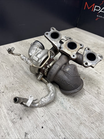 BMW 15-20 F80 F82 F83 M3 M4 S55 ENGINE REAR TURBO CHARGER OEM 7850279 COMPLETE