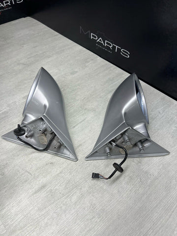 95-99 BMW E36 M3 Coupe Side Mirrors Pair Arctic Silver