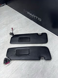 07-13 OEM BMW E88 E93 128 328 335 M3 Convertible Driver Passenger Sun Visor SET