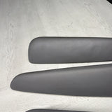 01-06 BMW OEM E46 M3 Coupe Trim Armrest Pads Set Gray Grey 8238622 *Notes*