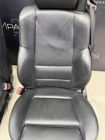 01-06 BMW E46 M3 Convertible Interior Front Heated Seats Black *Notes*