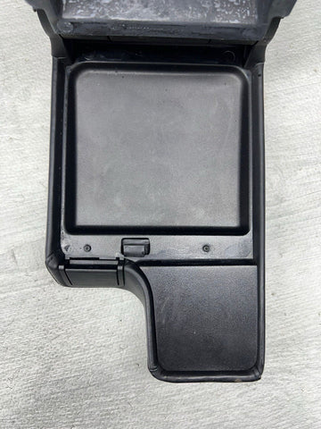 01-06 BMW E46 M3 Center Console Armrest Arm Rest Black Leather