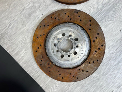 OEM Used 21-24 BMW G80 G82 G83 M3 M4 Rear Brakes Rotors