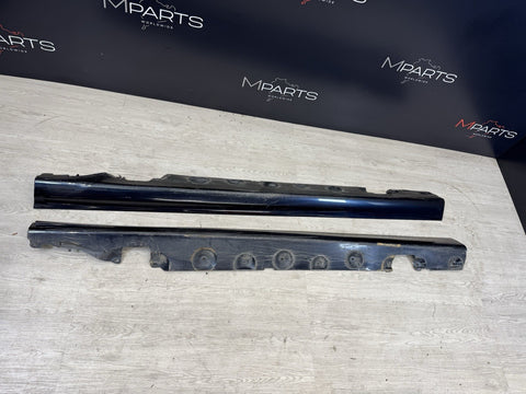 01-06 BMW E46 M3 Rocker Panel Side Skirts OEM Carbon Black *Notes*