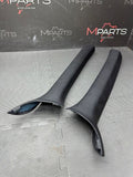 01-06 BMW E46 M3 Convertible Front A Pillars Black Original OEM Pair