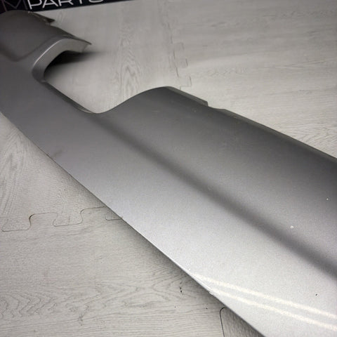 01-06 BMW E46 M3 Rear Bumper Lower Lip Diffuser Trim Panel OEM Titan Silver
