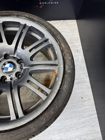 01-06 BMW E46 M3 19x9.5 Style 67 Rear M Double Spoke Wheel OEM