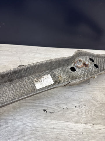 01-06 BMW E46 M3 Front Bumper Rebar Reinforcement Beam *Small Crack*