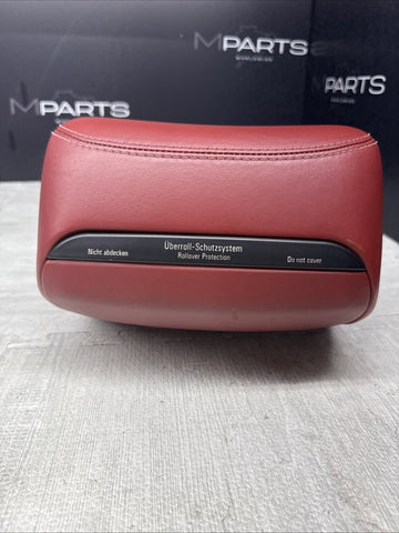 2001-2006 BMW E46 M3 Convertible Rear Headrest Head Rest Imola Red OEM