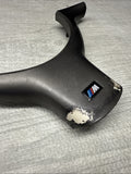 OEM 01-06 BMW E46 M3 Lower Steering Wheel Trim Cover Plate Titan Shadow Grey