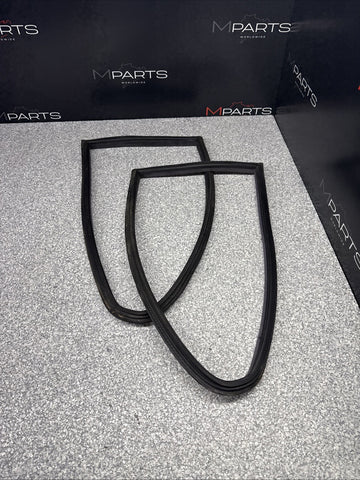 01-06 OEM BMW E46 M3 Coupe Rear Quarter Panel Window Glass Weatherstrip Seals