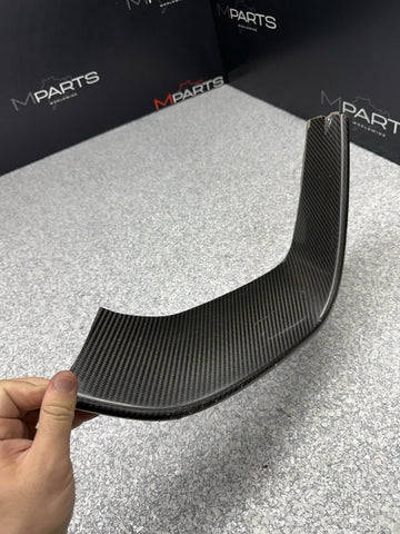 BMW 15-20 F80 F82 F83 M3 M4 Front Bumper Left Carbon Fiber Splitter Trim OEM