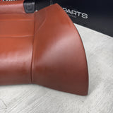 08-13 BMW E93 M3 Coupe Left Driver Rear Seat Bottom Bench Fox Red Leather OEM