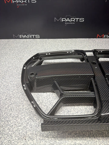 NEW 21-26 BMW G80 G82 G83 M3 M4 REAL CARBON FIBER CSL STYLE NOSE GRILL GRILLE