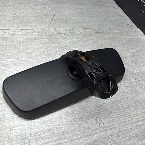 01-06 BMW E46 M3 Rectangle Rearview Rear View Mirror SOS *Yellow Glass