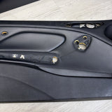01-06 BMW E46 M3 DRIVER LEFT SIDE DOOR PANEL CARD BLACK OEM