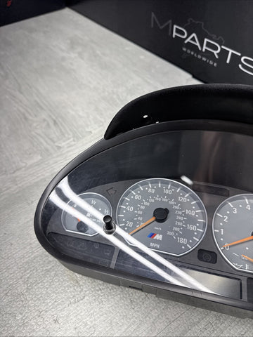 2001-2006 BMW E46 M3 Instrument Cluster Speedometer Spedometer SMG