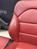 OEM BMW E46 M3 Coupe Leather Seats Door Panels Interior Imola Red Powered Heated