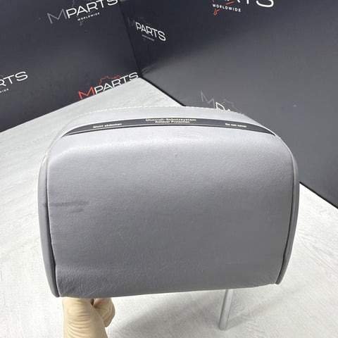 2001-2006 BMW E46 M3 Convertible Grey Rear Headrest Head Rest OEM