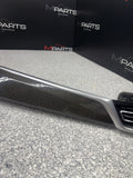20-26 BMW F96 X6M Carbon Fiber Dash Panel Center Air Vent Bezel Trim