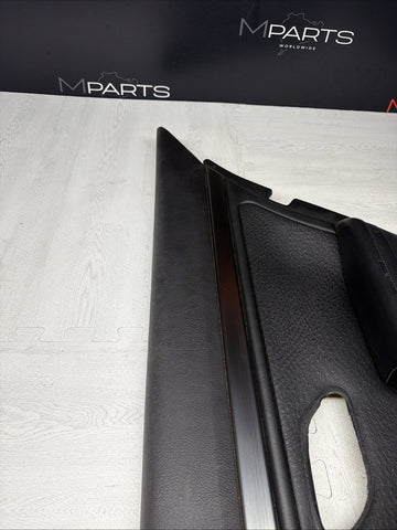 99-03 OEM BMW E39 M5 Rear Right Passenger Door Panel  Leather Black *Notes*