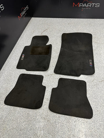 Genuine 01-06 BMW E46 M3 Convertible Carpets Floor Mats Black Front & Rear