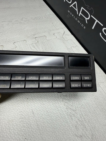 BMW OEM E36 318 325 328 M3 18 BUTTON ON BOARD COMPUTER CHECK OBC DISPLAY 92-99