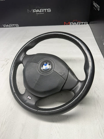 95-02 BMW E36 M3 Z3 M Z3M Steering Wheel Black 3 Spoke 32342229487