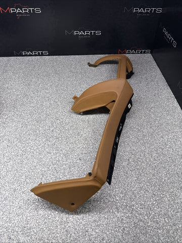 BMW E39 M5 LOWER CENTER DASH PANEL Caramel Leather