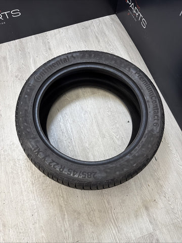 2024 Tire P285/45R22 Continental Premium Contact 6 MO-S Silent 114Y Used 8/32