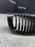 BMW 01-06 E46 M3 Front Kidney Grilles Gloss Black Set