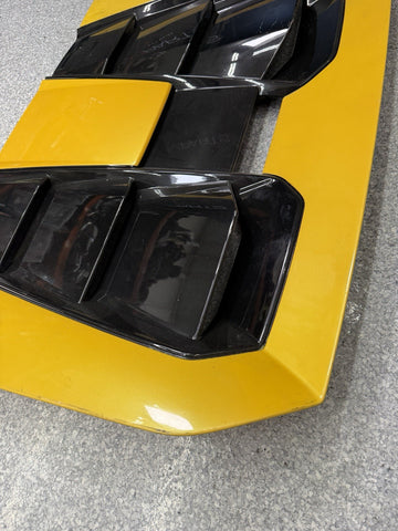 16-24 Lamborghini Huracan Spyder Rear Engine Hood Bonnet Yellow