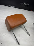 2001-2006 BMW E46 M3 Convertible Cinnamon Rear Headrests Head Rests Pair