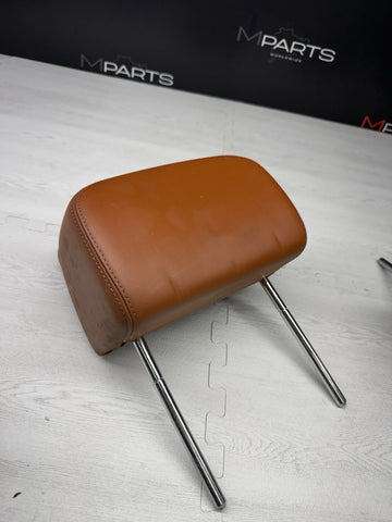 2001-2006 BMW E46 M3 Convertible Cinnamon Rear Headrests Head Rests Pair